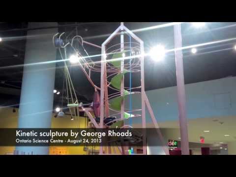 Kinetic sculpture by George Rhoads at the OSC