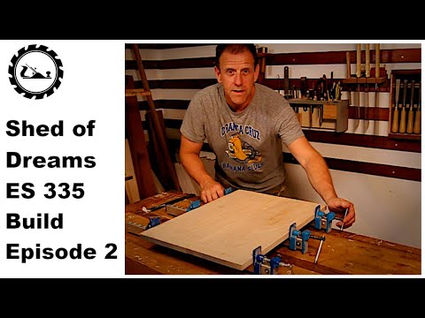 The Shed of Dreams ES 335 build  Episode 2: Milling the top and back blanks.