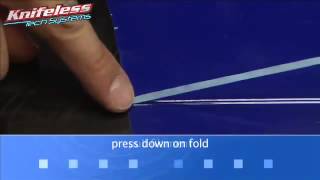 Finish Line Knifeless Vinyl Cutter Tape Tech Video - Starting the Tape