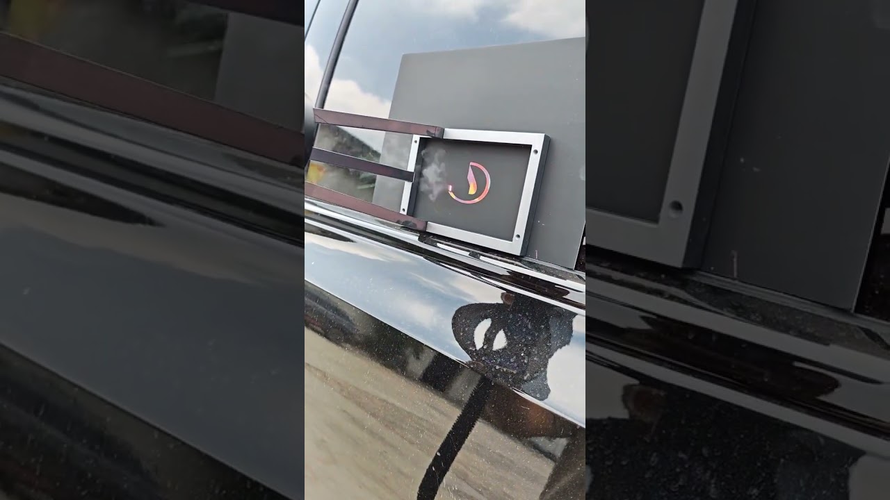 Metal laser marking process