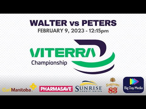 WALTER vs PETERS - 2023 Viterra Championship - 12:15pm