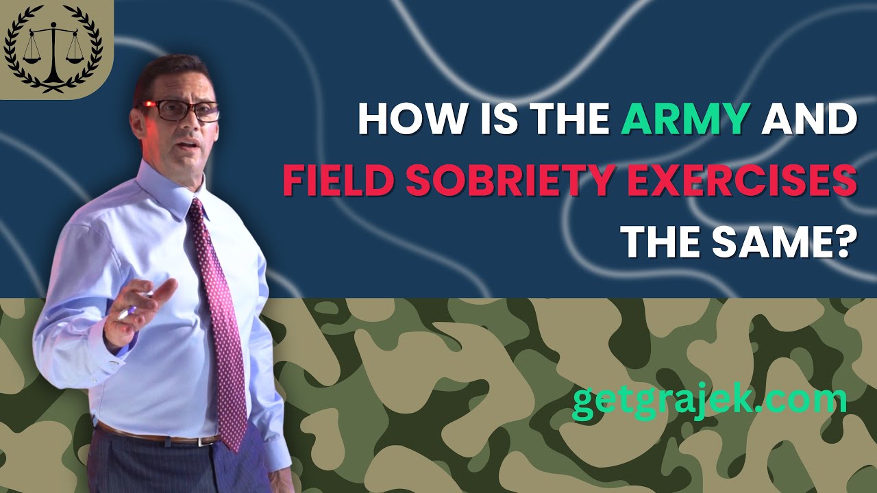 How is the Army and Field Sobriety Exercises the same?