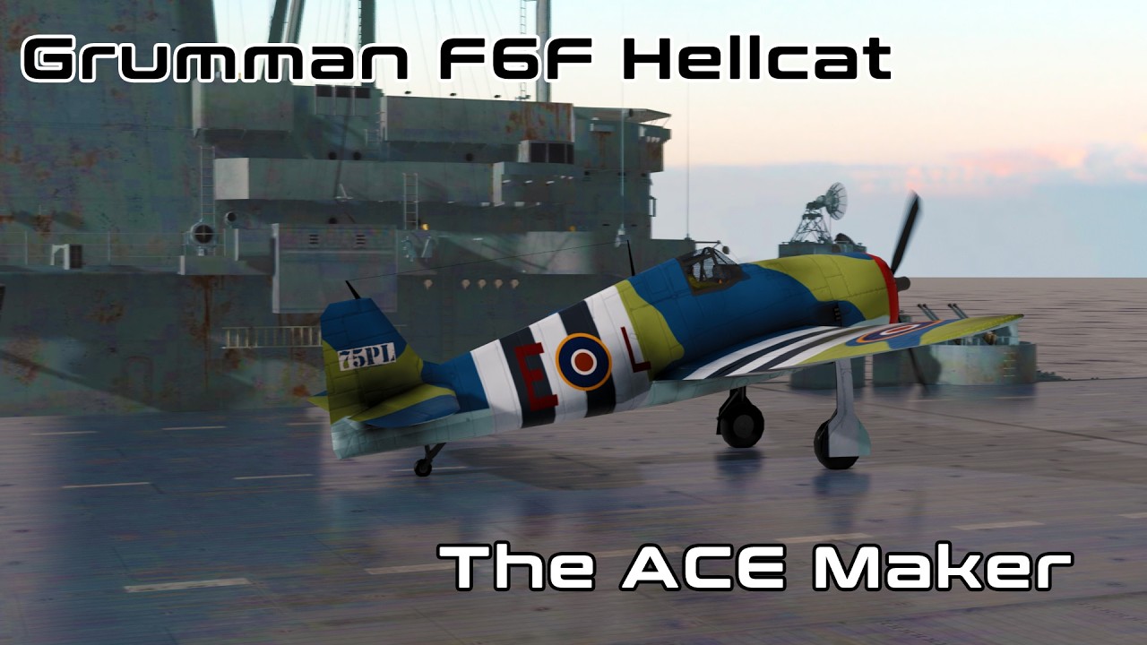 Grumman F6F Hellcat 3D Model