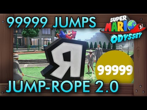 How to Get 99999 Jumps in Jump-Rope Challenge 2.0 - Super Mario Odyssey