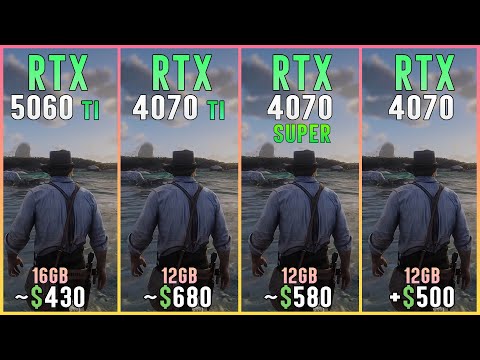 RTX 5060 Ti vs RTX 4070 Ti vs RTX 4070 SUPER vs RTX 4070 | 4K 1440p 1080p Benchmarks