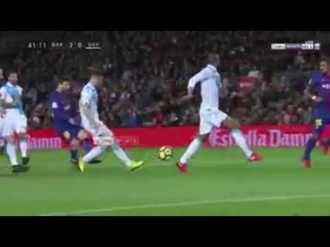 Paulinho goal vs deportivo 2-0 17/12/2017