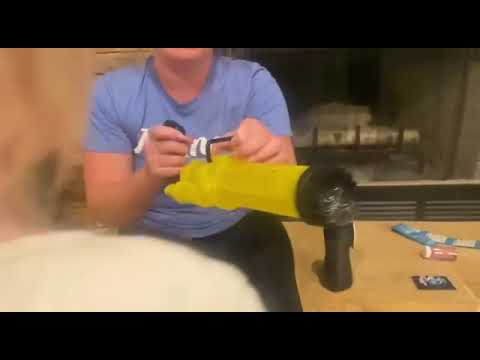 How to use the Gatling Bubble Machine gun with 21 Hole Super Large Phantom Light Automatic 2022.