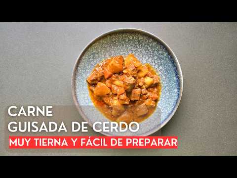 ESTOFADO TRADICIONAL de CERDO muy TIERNO en OLLA FERROVIARIA