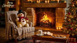 🎄 Christmas Instrumental Music | Relaxing Holiday Ambience by the Fireplace