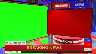 Free Breaking News Green Screen Animation