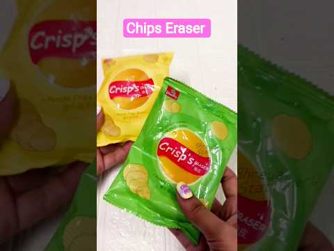 Chips Eraser, Lays Erasers, School Stationery #shorts #safa #shafa #aayu #aayuandpihushow