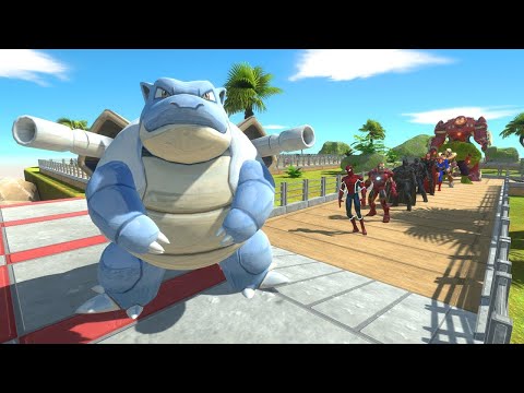 BLASTOISE OASIS DEATH RUN - Animal Revolt Battle Simulator