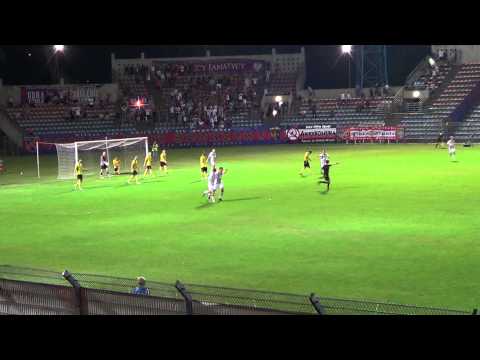 Odra - Jarota. Wszystke gole z poziomu starej trybuny.