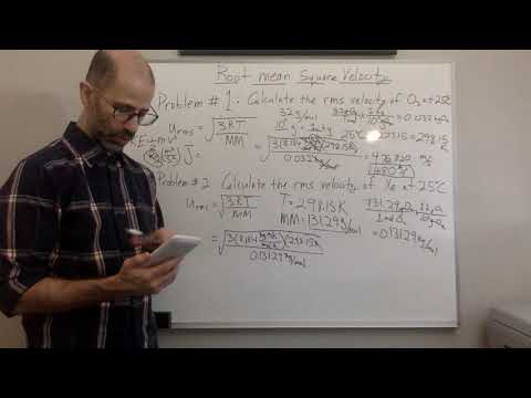 Root Mean Square Velocity Practice Problems