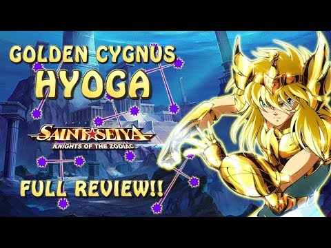 GOLDEN CYGNUS HYOGA! FULL REVIEW! NEW BANNER! Saint Seiya Awakening