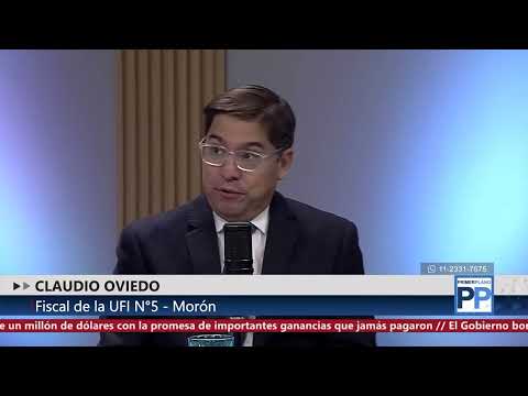 EL FISCAL DE MORÓN CLAUDIO OVIEDO HABLÓ DE LOS FRAUDES A COMPAÑÍAS DE SEGUROS