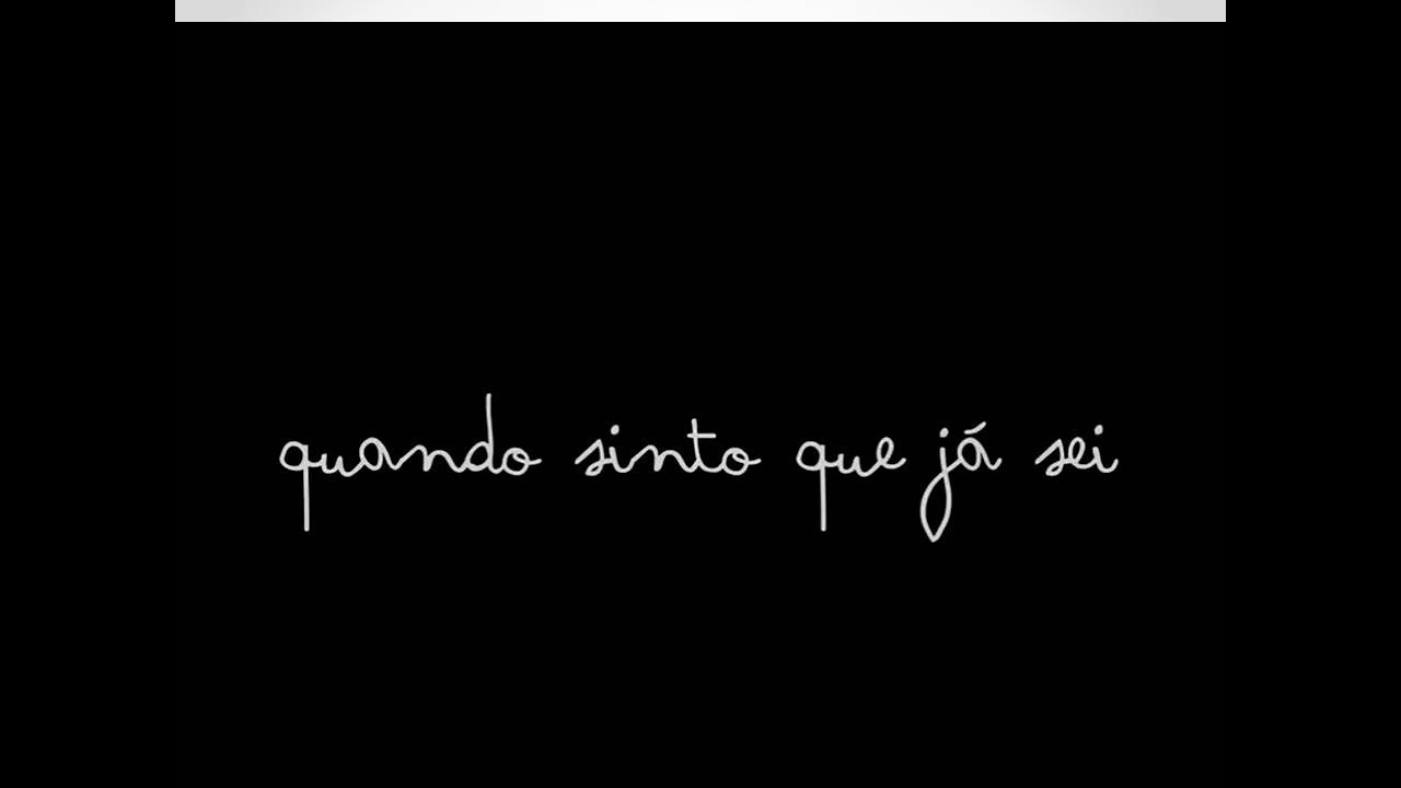 Resumo do Documentário "Quando sinto que já sei"