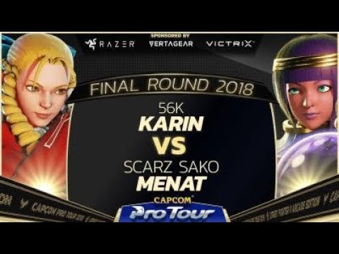 56K (Karin) vs. SZ Hori Sako (Menat) - Pools - Final Round 2018 - SFV - CPT 2018