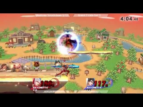 MTSD2 - Marshall (Red Bayonetta) vs Circa|PowPow (Yellow Bayonetta, Sonic) SSB4 Grand Finals