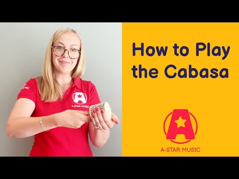 How to Play the Afuche/Cabasa | Music Teacher Resource | A-Star Beaded Afuche Cabasa
