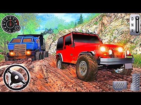 Offroad Jeep Simulator Muddy Trucker SUV Drive - Best app GamePlay