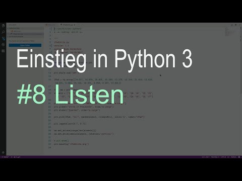 Python3-Einstieg #8 - Listen