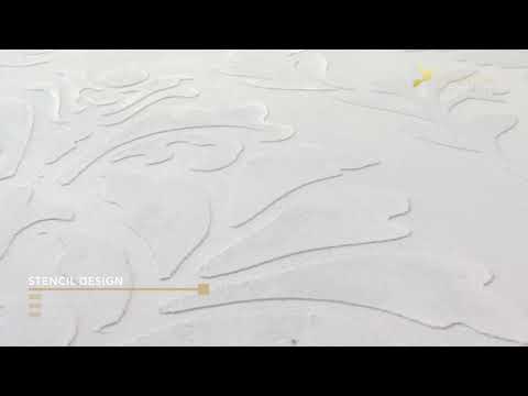 INTONACHINO Medium - stencil effect in basic colour of material - review