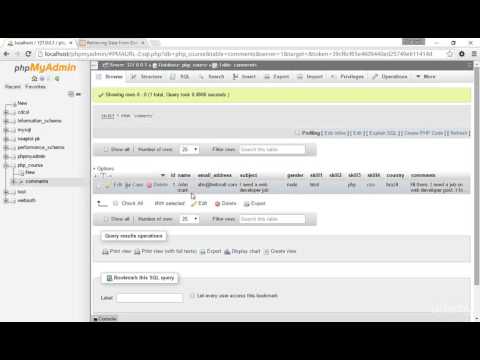 PHP With Bootstrap3 Tutorial | Getting Data in an Organized Way Part 64