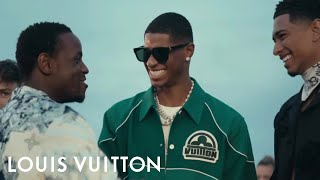 Louis Vuitton Marcus Rashford at the Men's Spring-Summer 2024