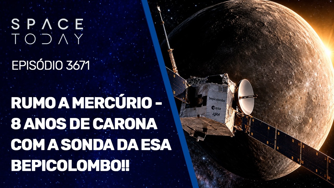 RUMO A MERCÚRIO - 8 ANOS DE CARONA COM A SONDA DA ESA BEPICOLOMBO!!!