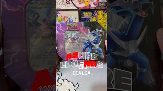 Opening Azure Legends Tins Dialga - 5 Pokemon Packs #pokemoncards #pokemontcg