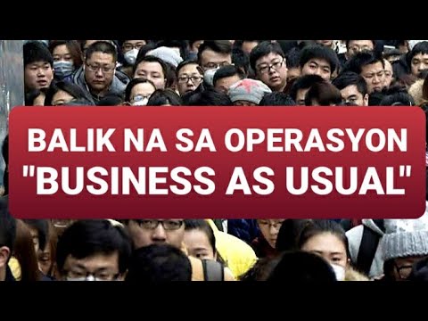 WET MARKETS BALIK NA SA OPERASYON "Business as Usual"