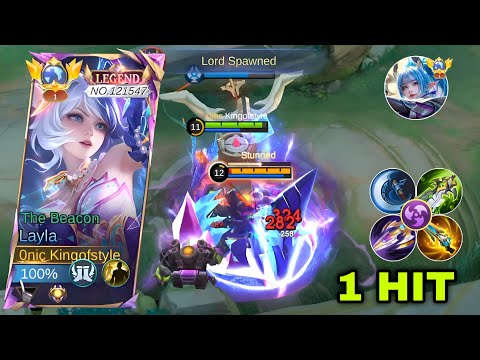 LAYLA NEW META ASSASSIN EMBLEM DAMAGE HACK FOR META ENEMIES!🔥 | LAYLA BEST 1 HIT BUILD 2026!!!