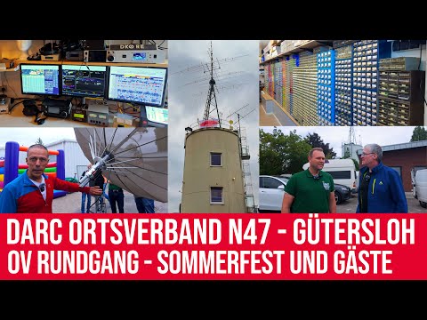 DARC Ortsverband N47 Gütersloh - Rundgang - Sommerfest - Gäste - Alles über den OV mit Henning DK9LB