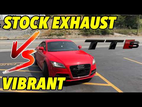 2012 Audi TTS 2.0L Turbo: Stock Exhaust Vs Vibrant Resonator!