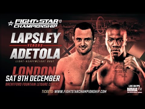 FIGHTSTAR CHAMPIONSHIP 13 | Kristian Lapsley vs. Pelu Adetola