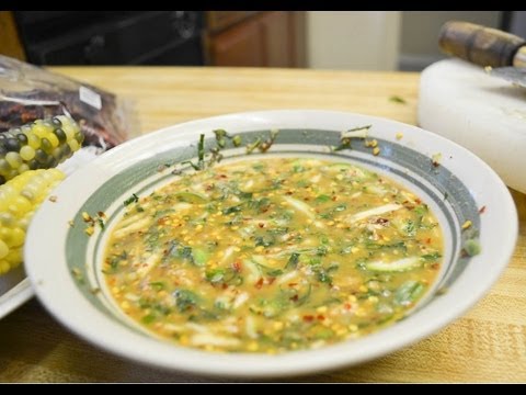 How to make Cambodian Tirk Pahok Dipping Sauce