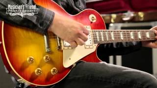 Video thumbnail for Gibson Custom 1959 Les Paul Historic Reissue VOS Electric Guitar by Musician's Friend