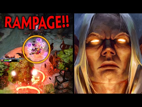 PERFECT GAMEPLAY WITH THE RAMPAGE!! MASTER TIER INVOKER vs QUEEN OF PAIN MID | Dota 2 Invoker