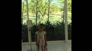preview picture of video 'Esther Miriam at Sunnylands, Rancho Mirage, Califonia, March 14, 2014'