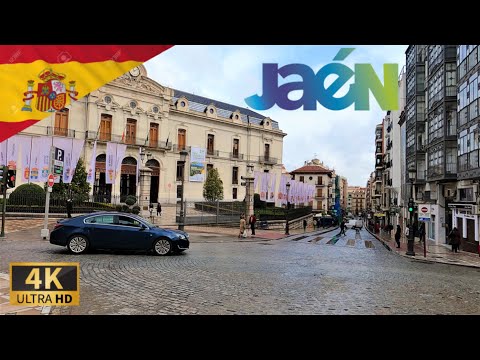 DRIVING in JAEN, Province of Jaén, Andalusia, SPAIN I 4K 60fps
