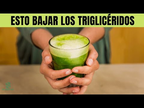 🔥 JUGO VERDE PARA REDUCIR LOS TRIGLICÉRIDOS Y EL COLESTEROL NATURALMENTE