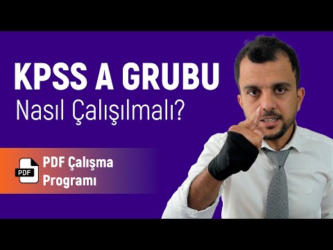 What is KPSS Group A and How Should You Study? - Study Program - Law Set PDF Planning