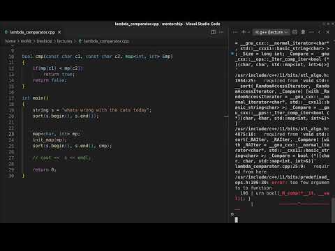 lambda expressions to sort elements in c++