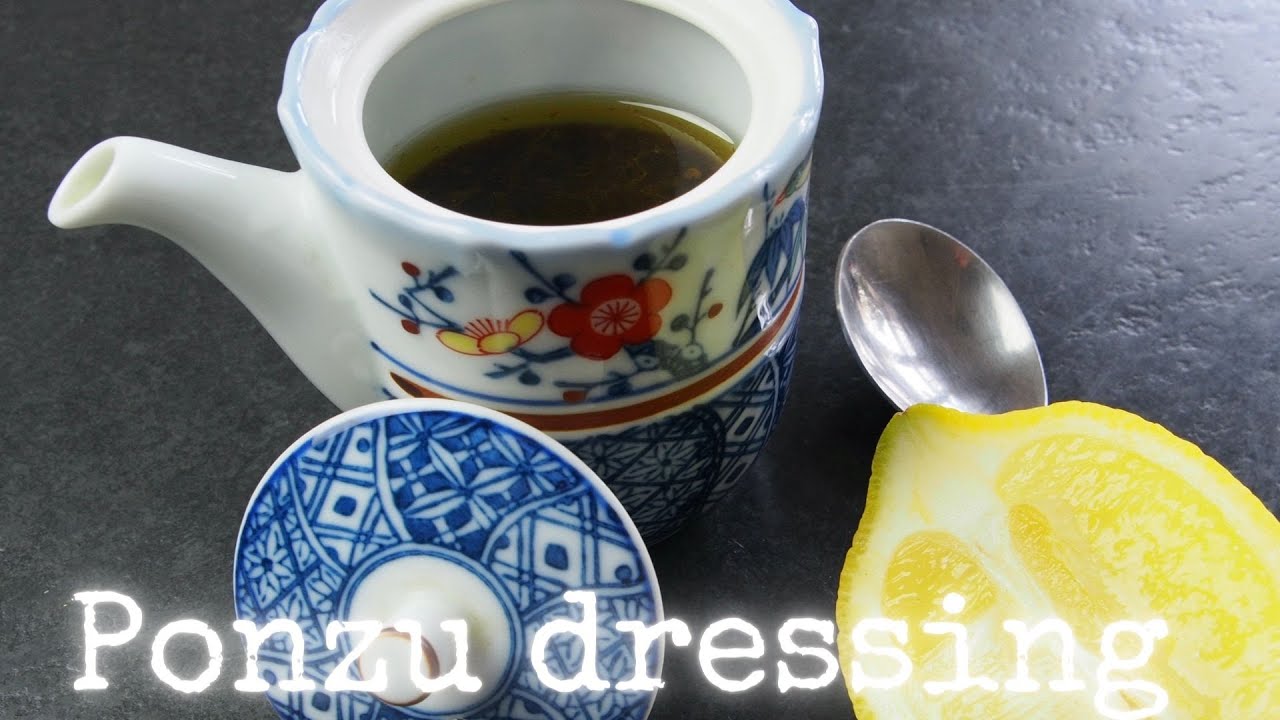 How to make Ponzu Dressing by kurumicooks authentic tasty easy healthy Japanese home cooking & food
