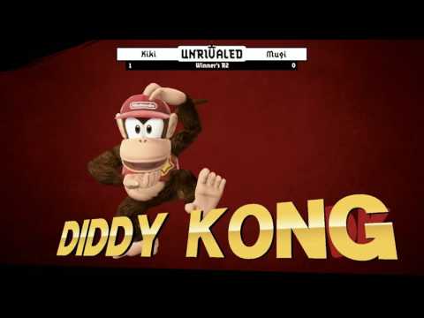 Unrivaled 4 WiiU - Kiki (Diddy Kong) vs Mugi (Corrin) - Winners R4
