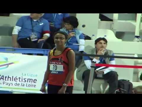 Championnat de France Athletisme Cadet Junior série 4  qualification cadettes 400m