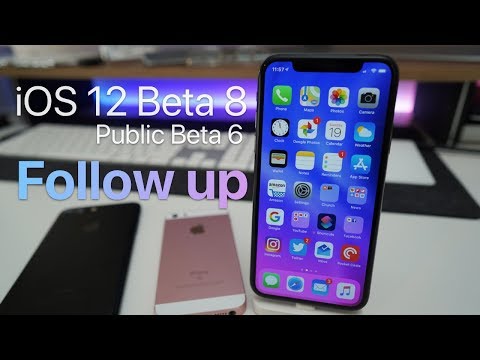iOS 12 Dev Beta 8 & Public Beta 6 Follow up - This is the one