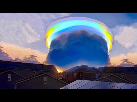 Incredible Rainbow Cloud Found in China