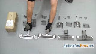 How To: Whirlpool, KitchenAid, Maytag Dishwasher Upper Dishrack Adjuster Kit W10712395
